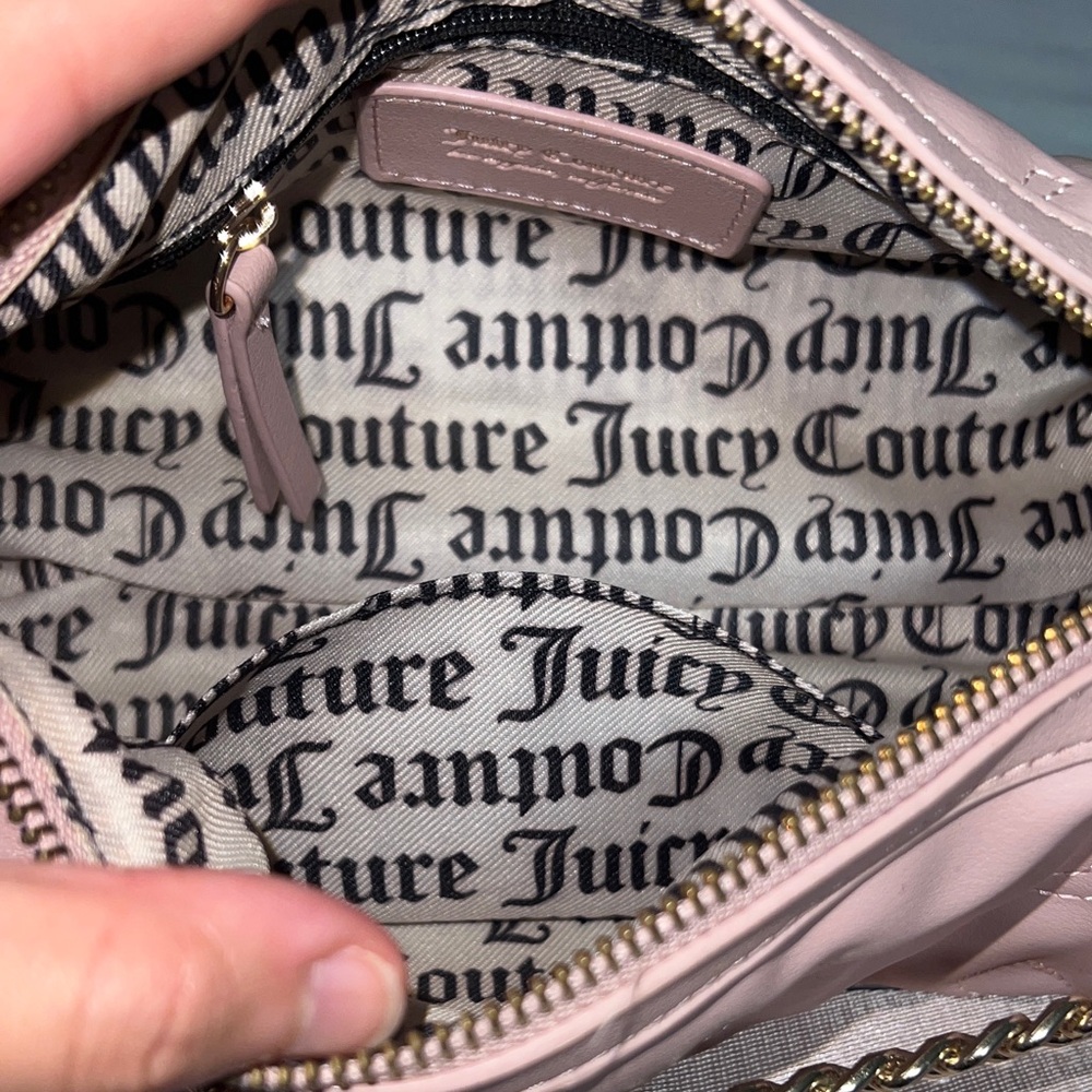 Juicy Couture Pink Crossbody Bag with Gold Chain - Picture 4 of 8